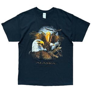Vintage 90s Alaska Alaskan Bald Eagle American Bird Shirt Mens L Find 13 Eagles